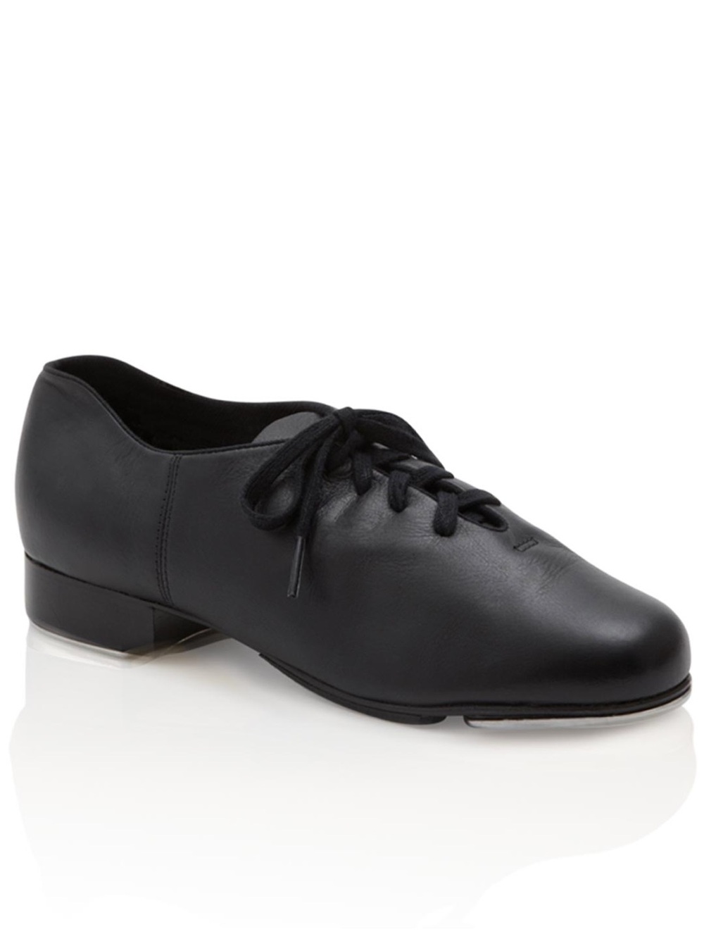 Capezio Cadence Full-Sole Leather Tap Shoes Black - Size 9